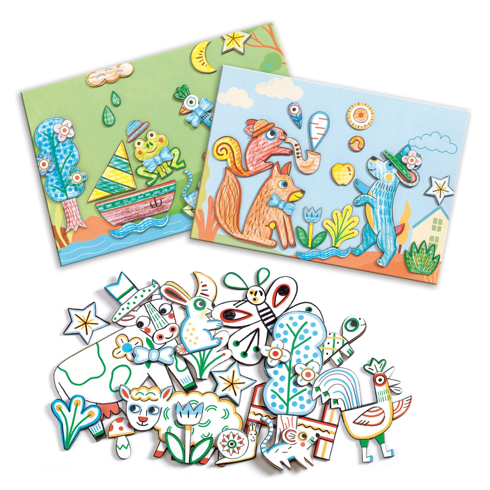 Atelier creativ Djeco, Animale, 2-3 ani + [3]