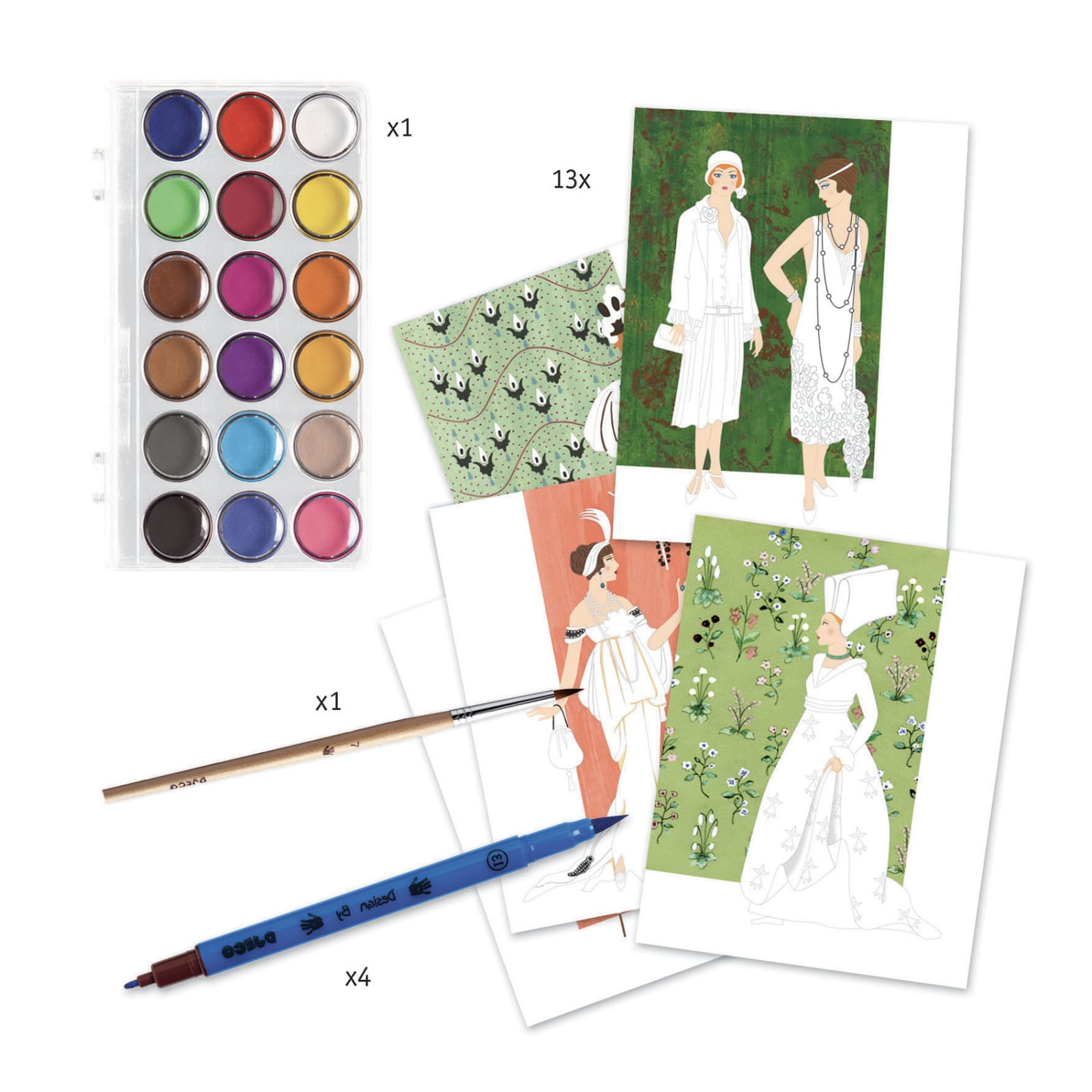 Atelier creativ Djeco Istoria modei, 6-7 ani + [2]