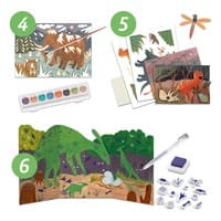 Atelier creativ Djeco, Lumea dinozaurilor, 6-7 ani + [5]