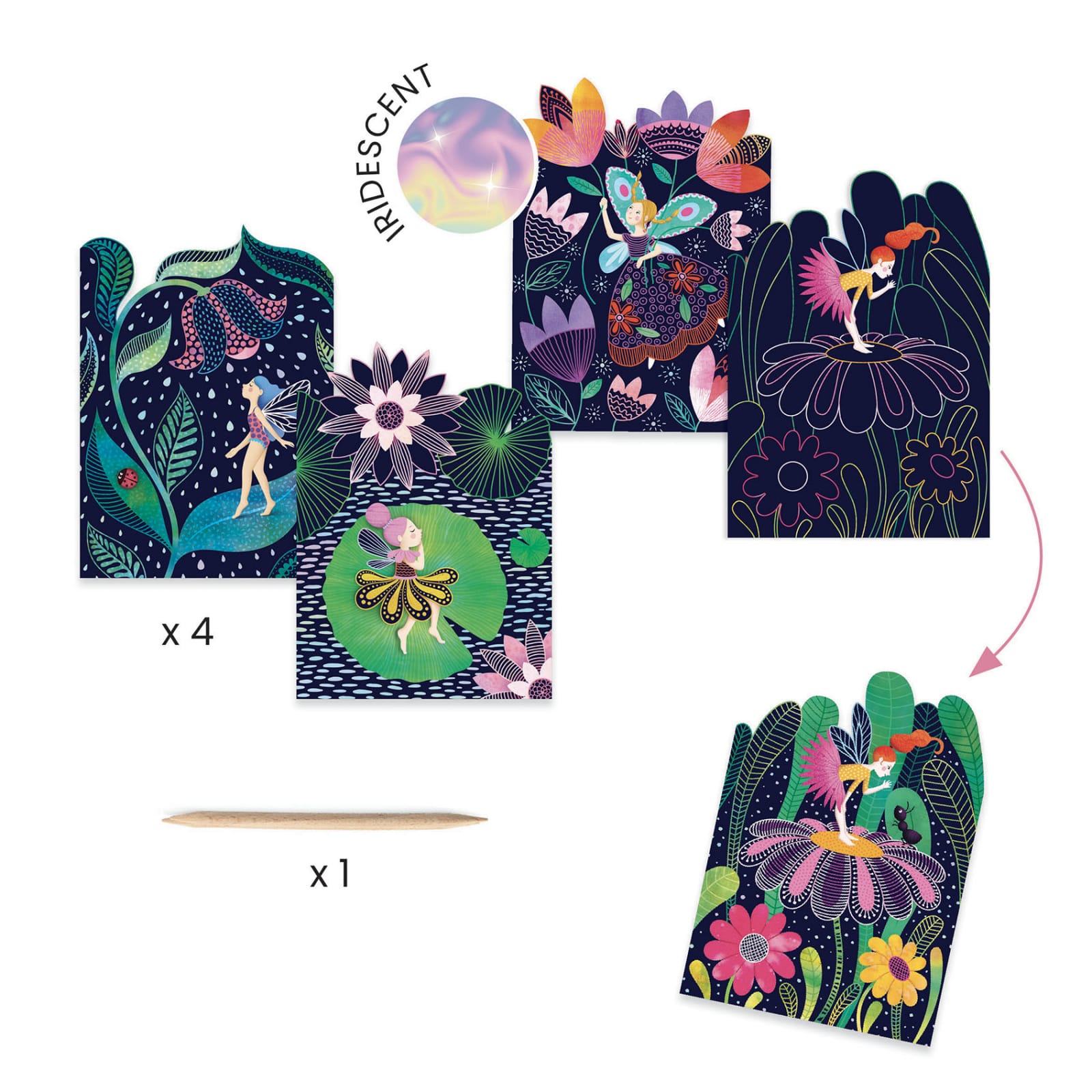 Atelier creativ Djeco, Lumea vazuta de zane, 4-5 ani + [3]