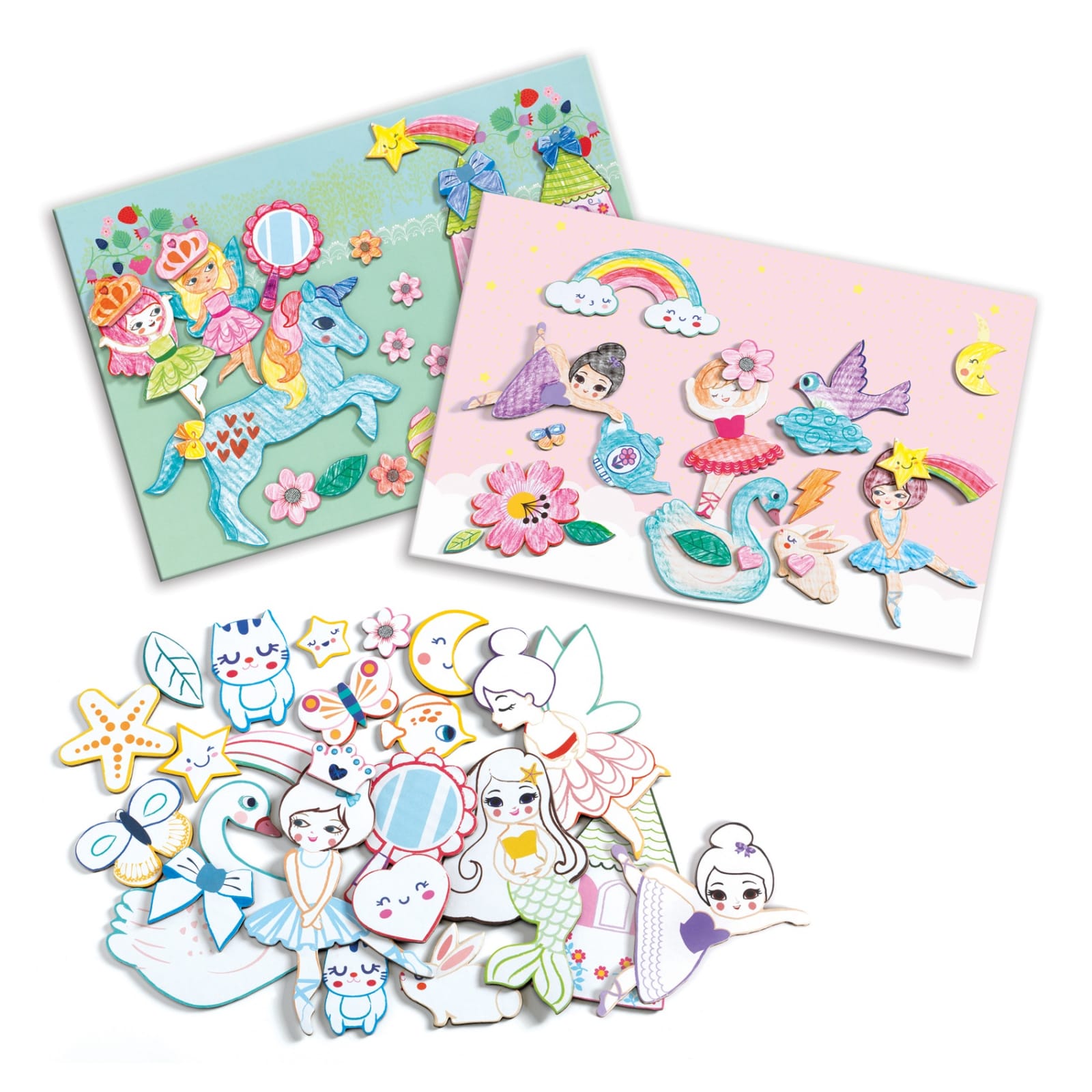 Atelier creativ Djeco, O lume pentru fete, 4-5 ani + [3]