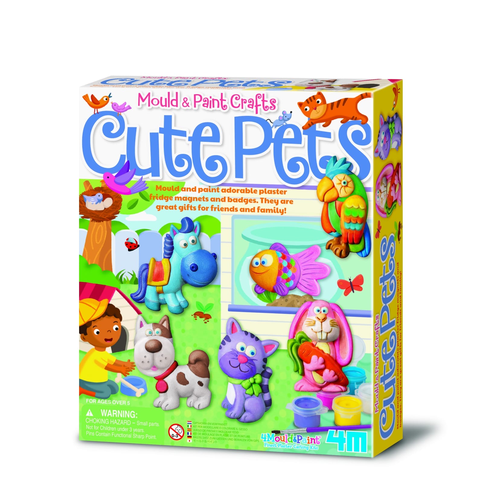 Atelier creativ Modeleaza si picteaza - Animale dragute, + 5 ani [1]