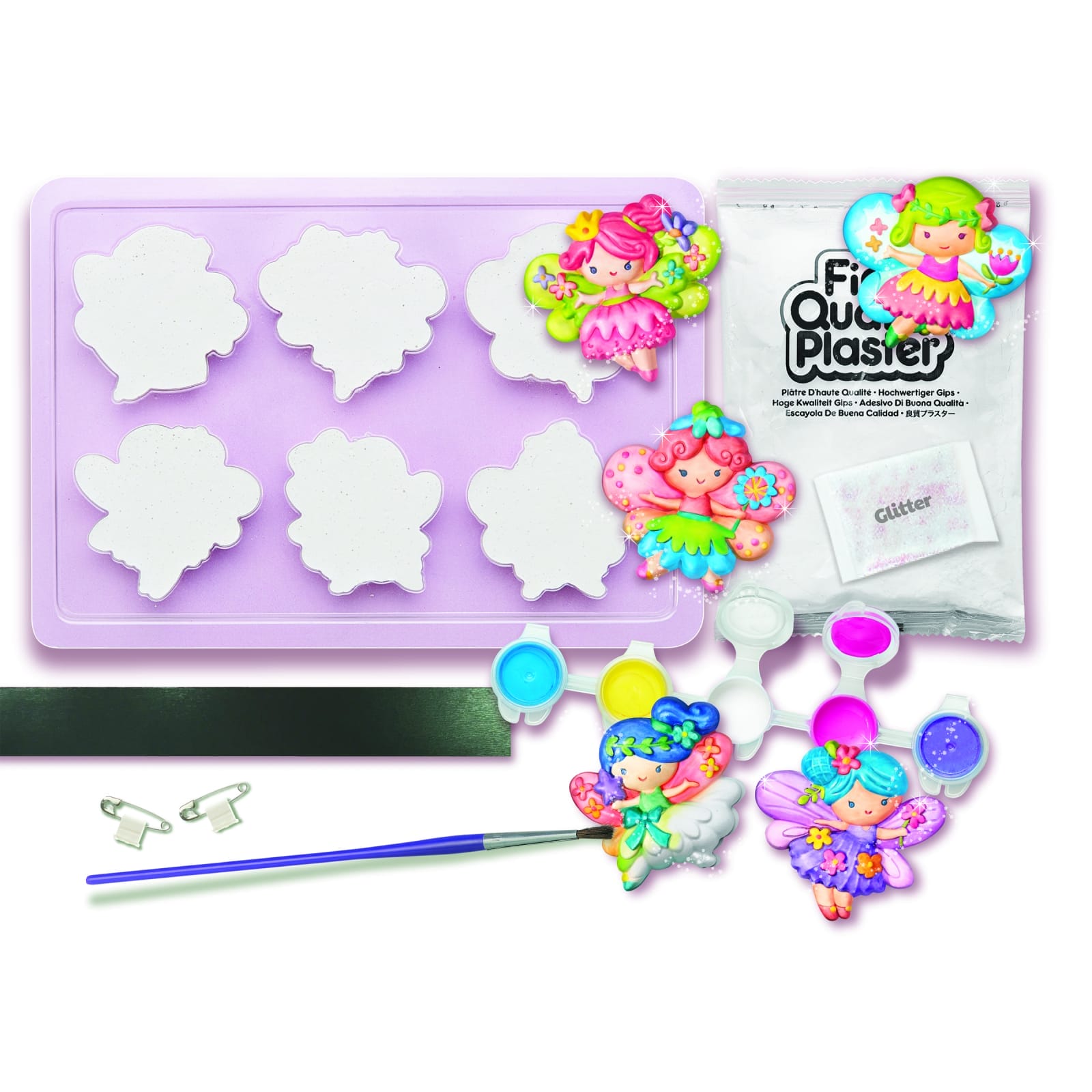 Atelier creativ Modeleaza si picteaza - Zane cu sclipici, + 5 ani [3]