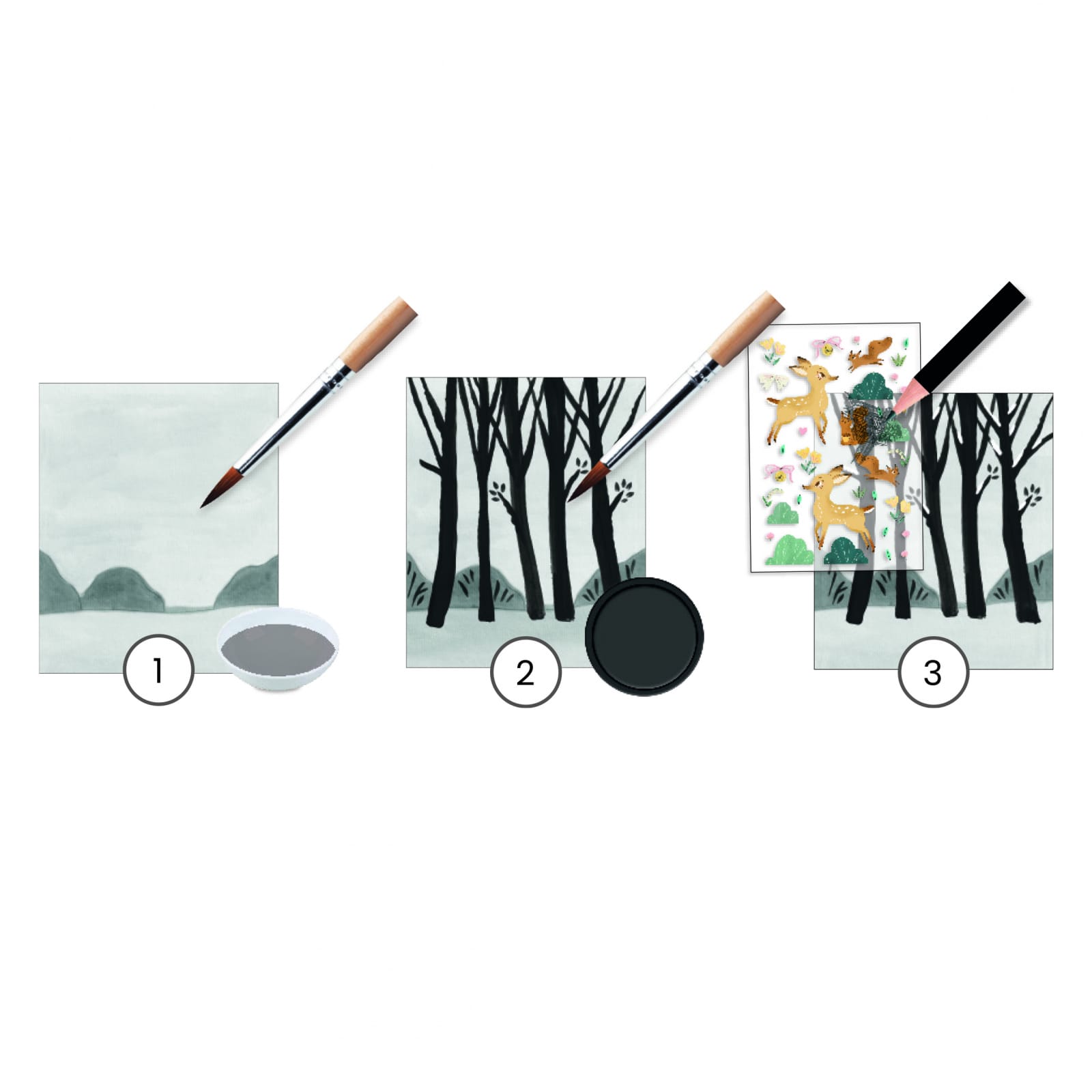 Atelier creativ Ultima ninsoare, Djeco, 6-7 ani + [3]