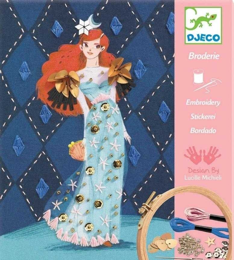 Atelier de brodat si cusut Djeco, Fashion cocktail, 6-7 ani + [1]
