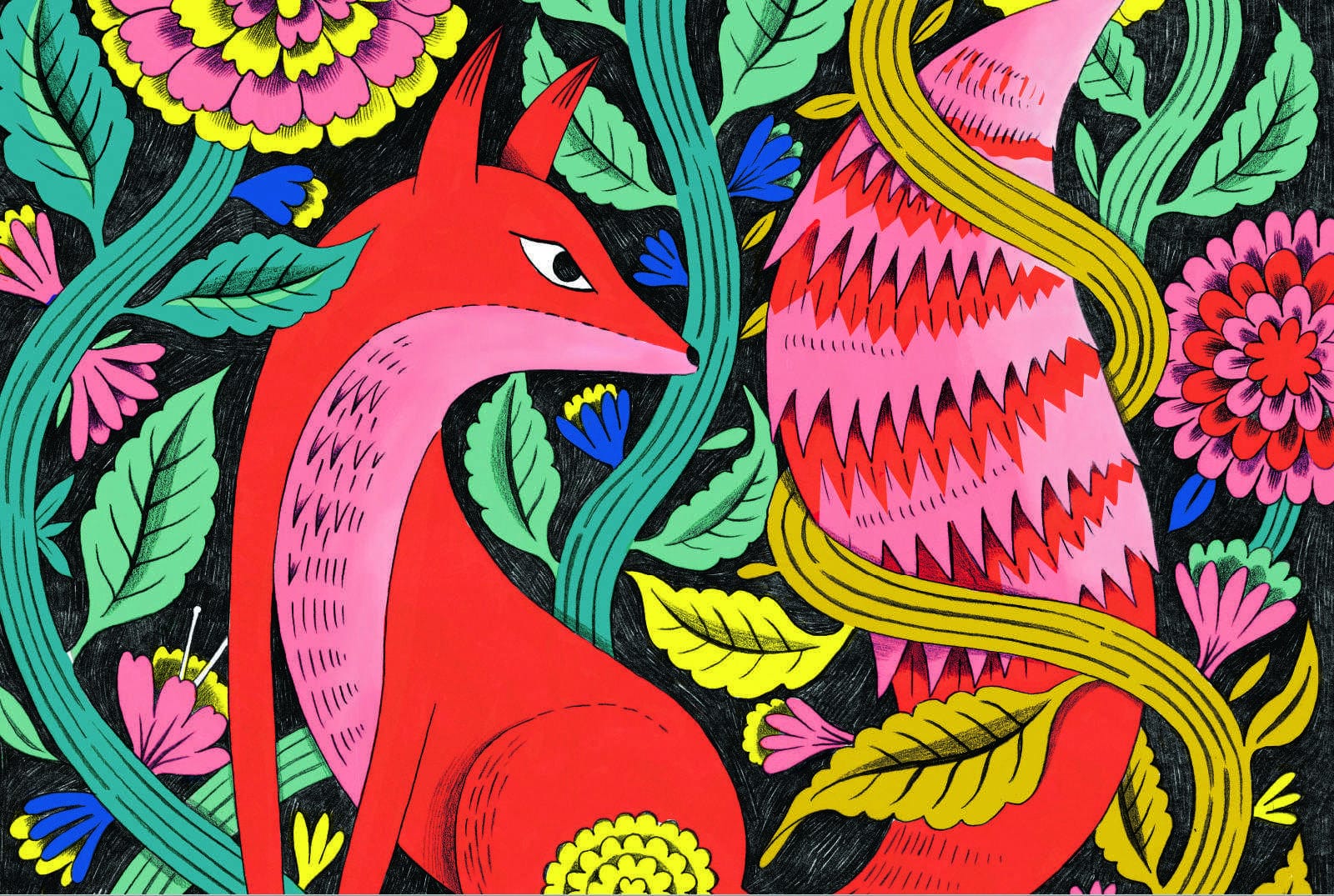 Atelier de colorat 3D Djeco, Fantezie in padure, 6-7 ani + [2]