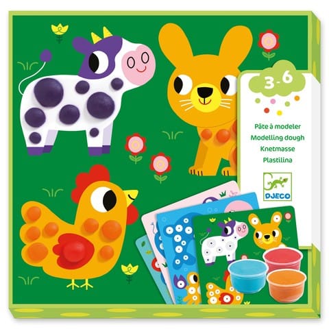 Atelier Djeco de modelat plastilina, buline, 6-7 ani + [4]