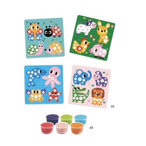 Atelier Djeco de modelat plastilina, buline, 6-7 ani + [2]