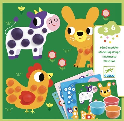 Atelier Djeco de modelat plastilina, buline, 6-7 ani + [1]