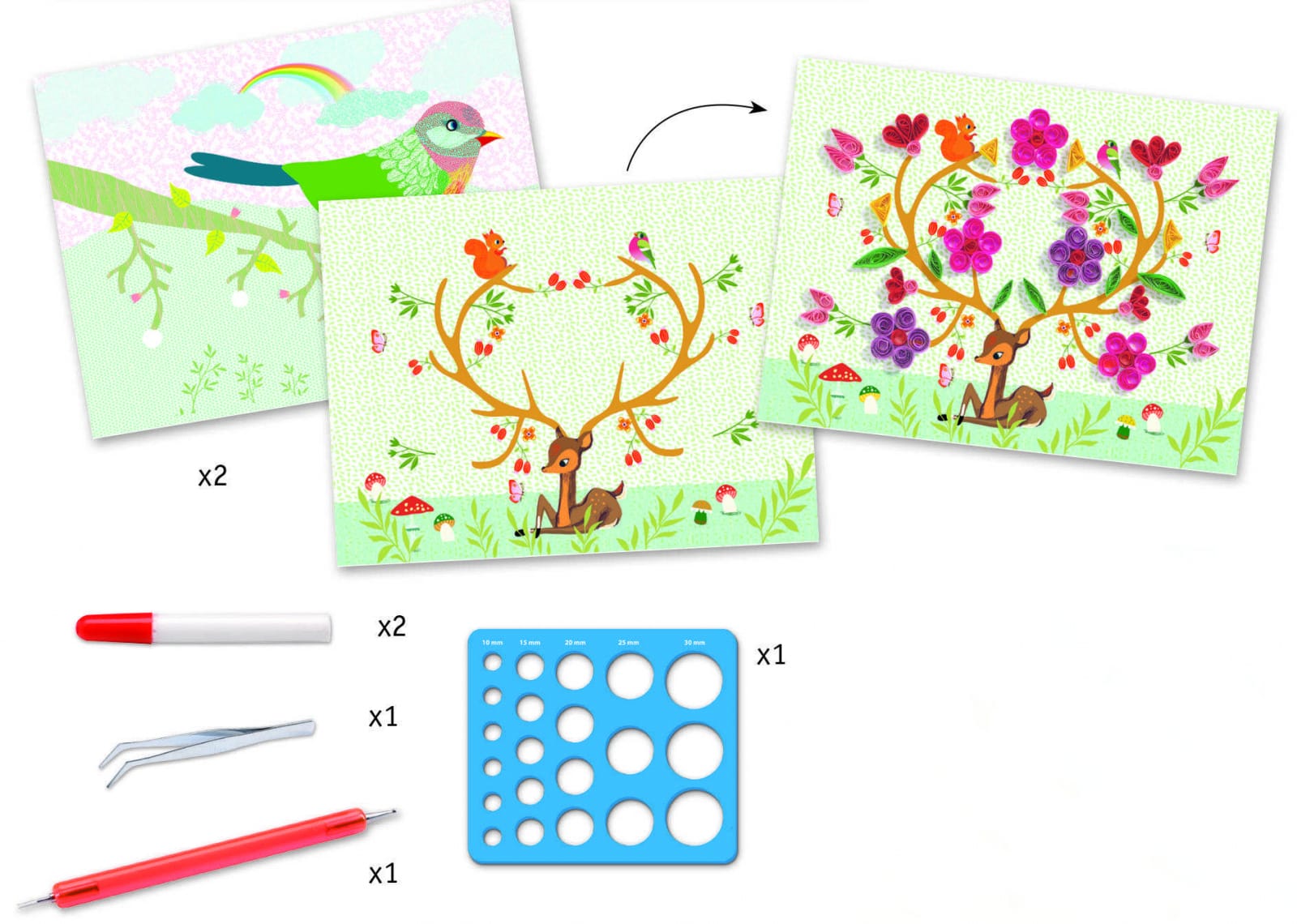 Atelier quilling Djeco, Primavara, 6-7 ani + [2]