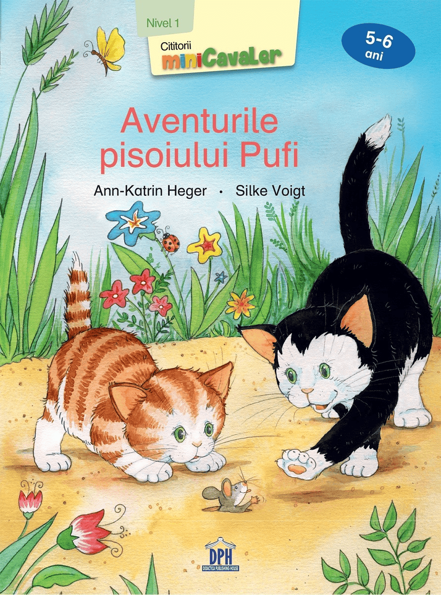 Carti pentru copii - Aventurile pisoiului Pufi - nivel I, DPH, 4-5 ani +