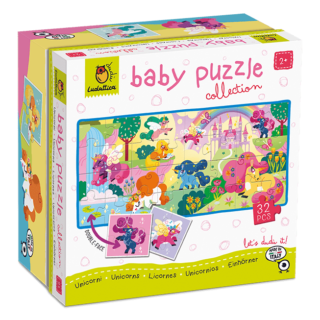 Baby Puzzle - Unicorni, Ludattica, 2-5 ani, 32 piese [1]