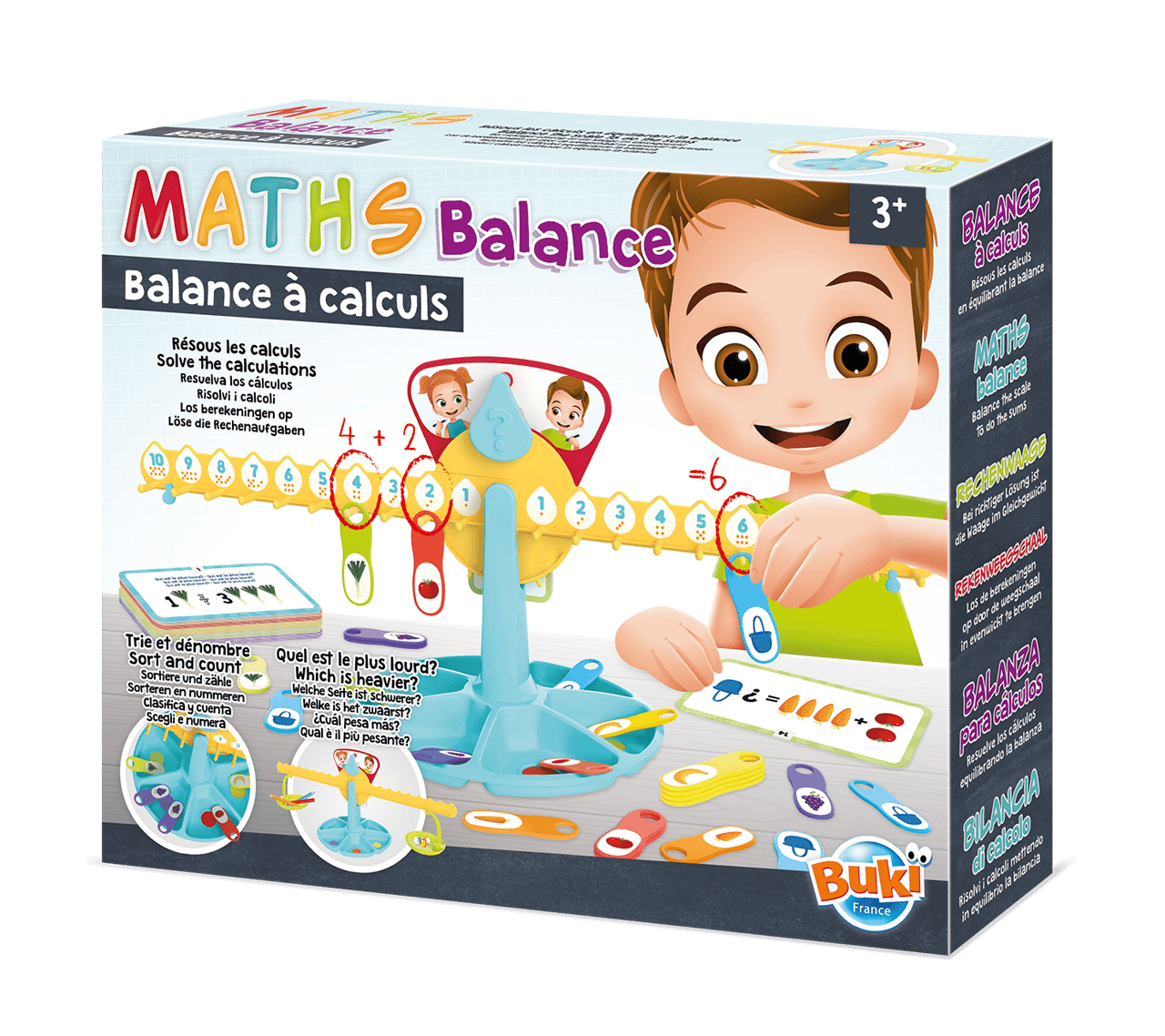 Joc educativ Balanta Numerica, BUKI France, 2-3 ani + [1]