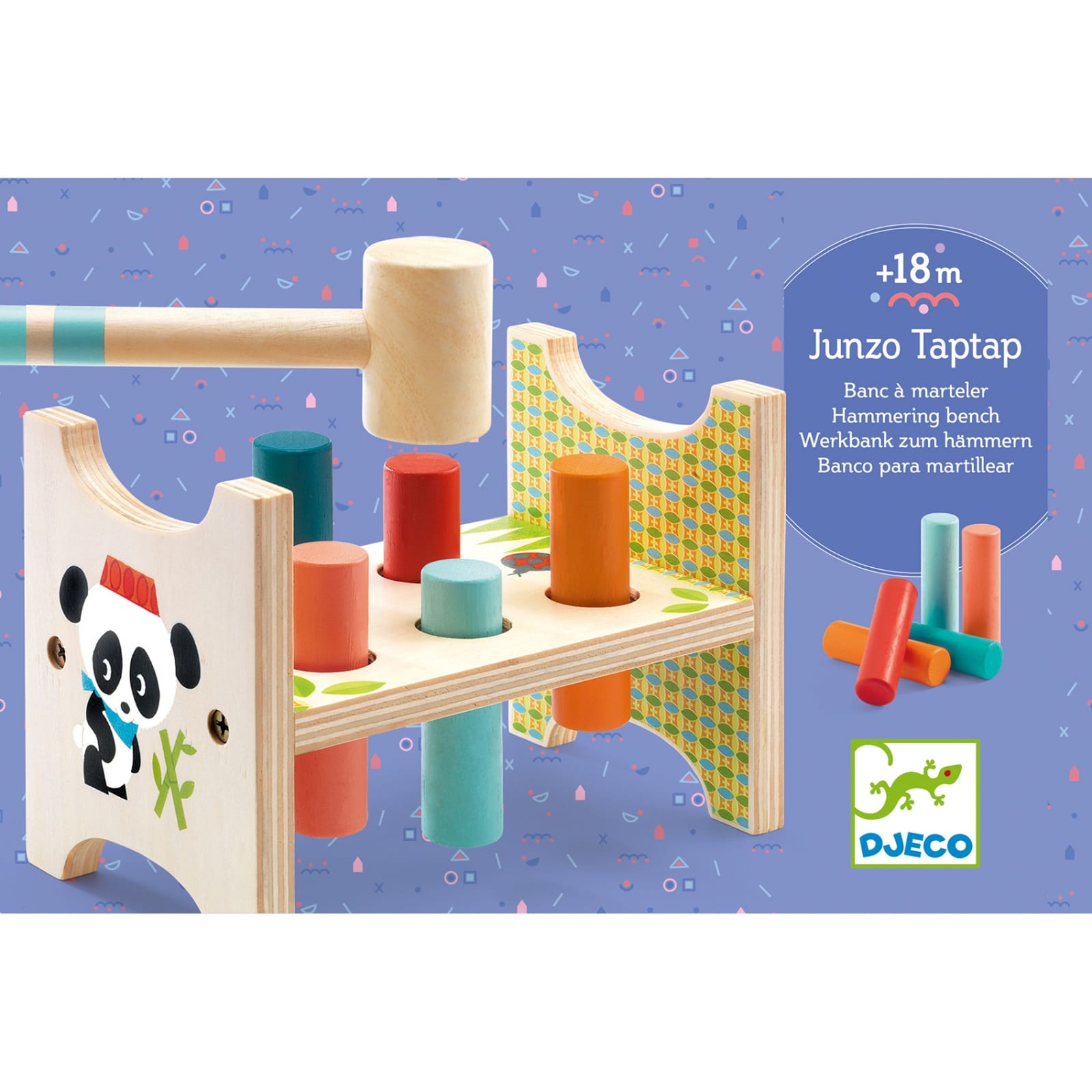 Banc de lucru bebe Taptap Djeco, 1-2 ani + [2]