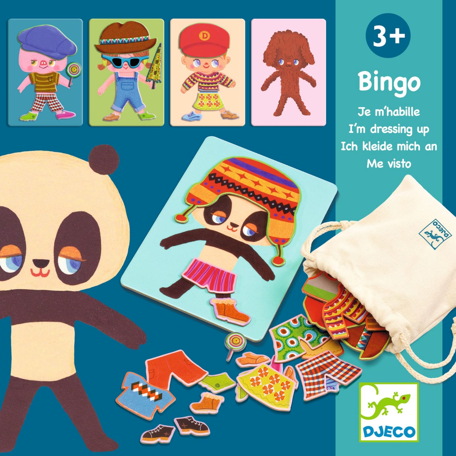 Joc de societate Bingo Djeco, cele mai simpatice haine [1]