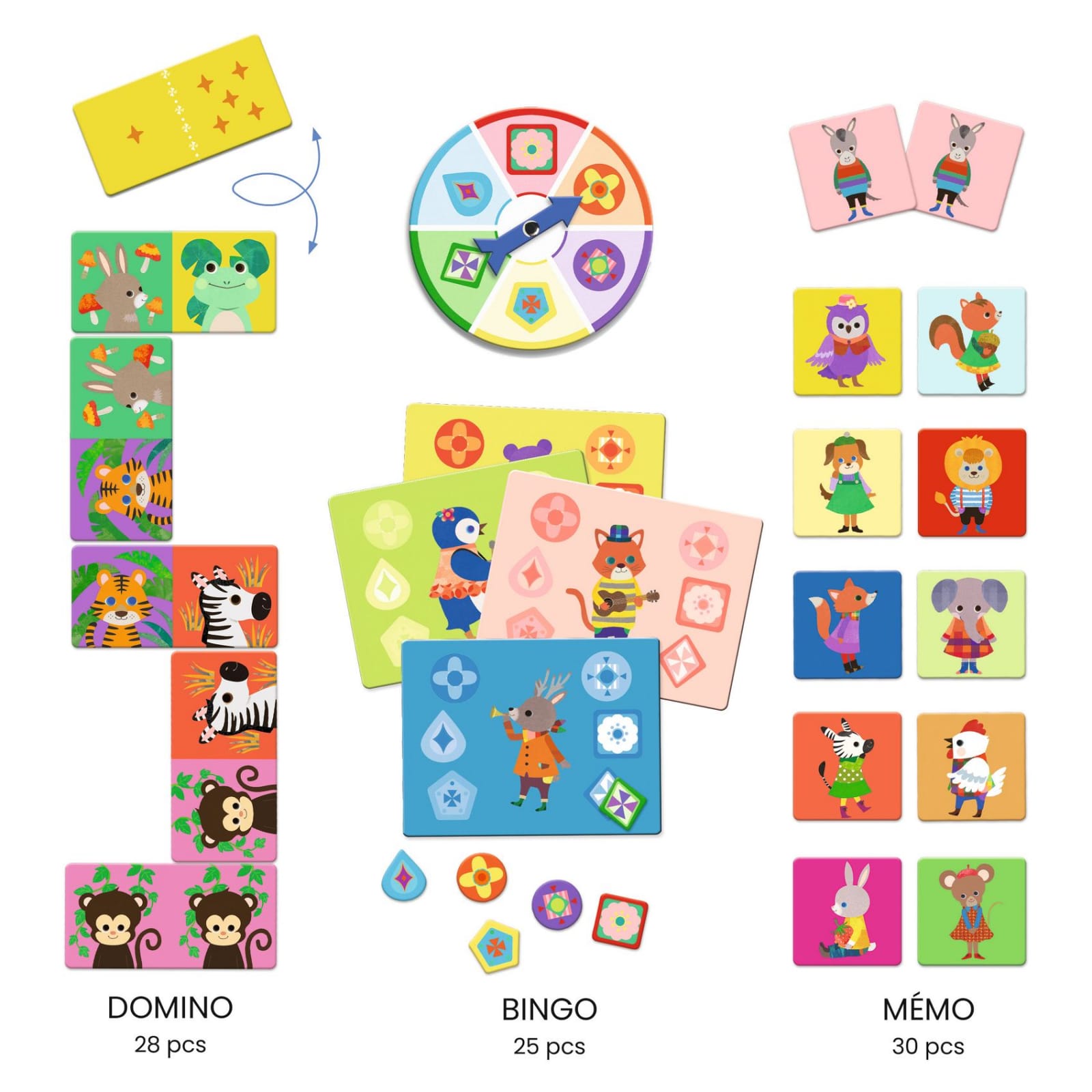 Bingo Memo Domino Prieteni Djeco, 2-3 ani + [2]