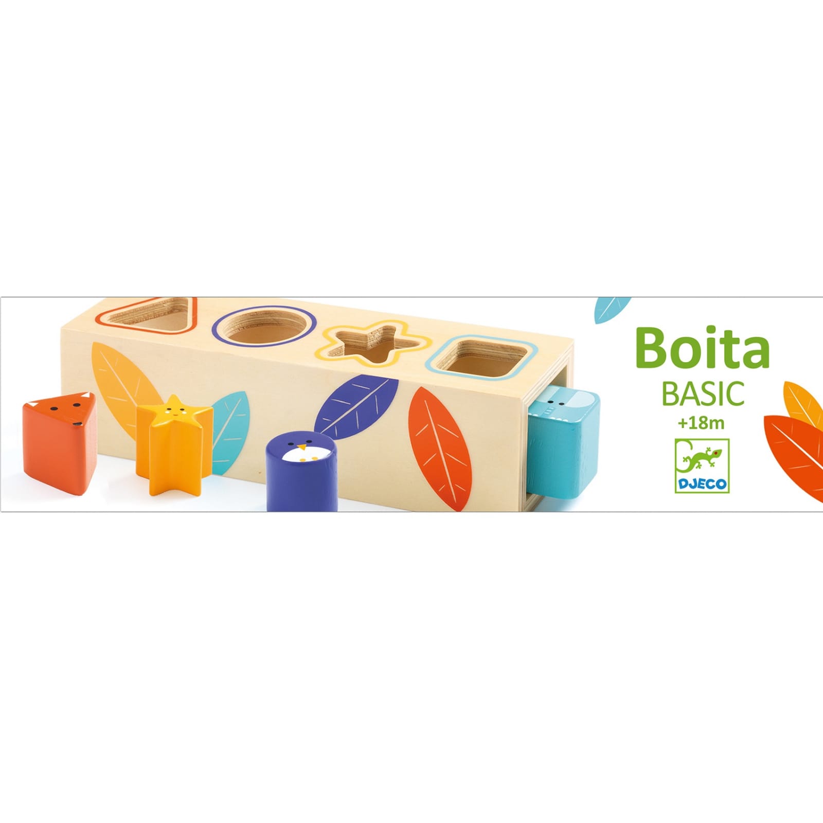Boita Basic Djeco, cutia formelor, 1-2 ani + [2]