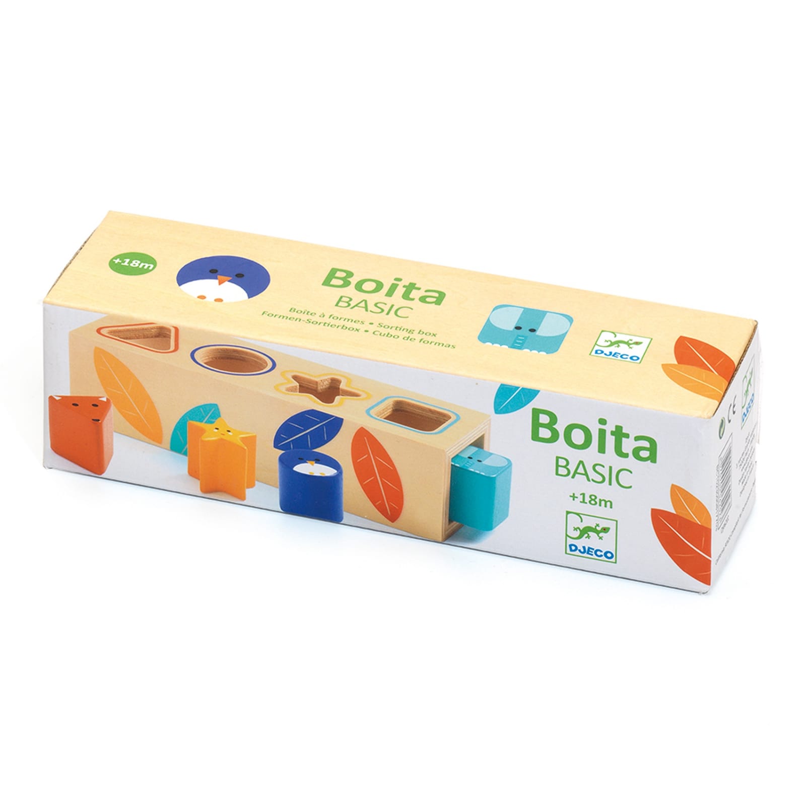 Boita Basic Djeco, cutia formelor, 1-2 ani + [3]
