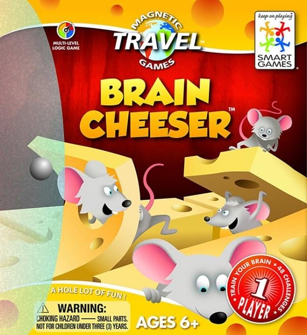 Jocuri de logica - Smart Games - Brain Cheeser, joc de logica cu 48 de provocari, 6+ ani