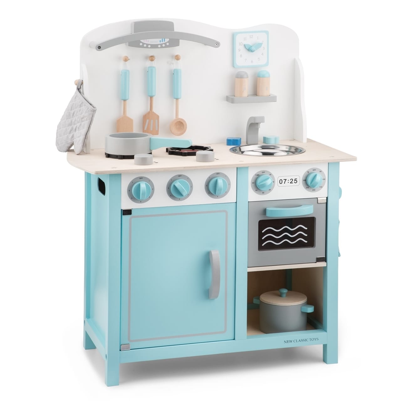 Bucatarie Bon appetit Deluxe Albastru, New Classic Toys, 2-3 ani + [0]