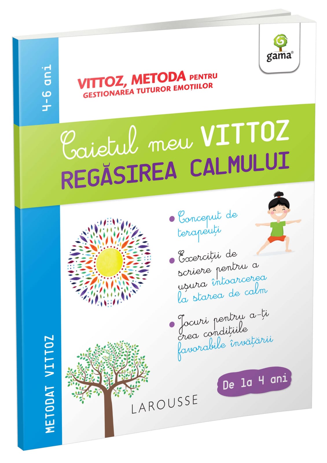 Vârsta - Caietul meu Vittoz: Regăsirea calmului, Editura Gama, 4-5 ani +