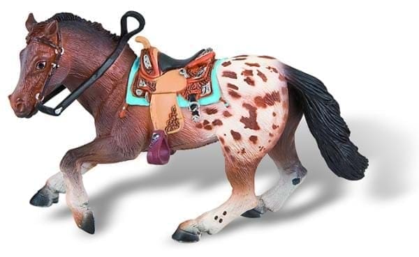 Figurine animale domestice - Cal Appaloosa, Bullyland, 2-3 ani +
