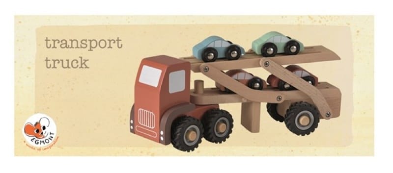 Camion cu masini culori pastel, Egmont toys, 0-1 ani + [2]