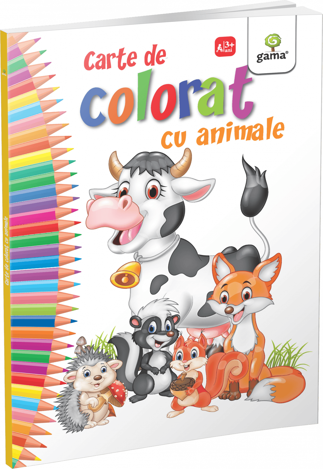 Carte de colorat cu animale - Ediția 2018, Editura Gama, 2-3 ani + [1]