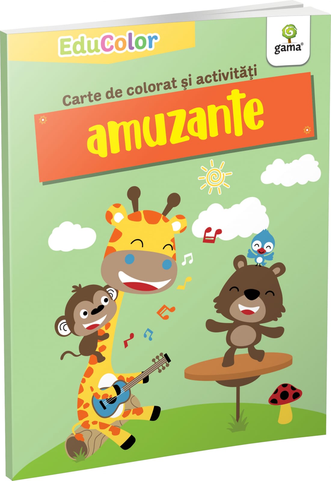 Carte de colorat și activități amuzante, Editura Gama, 4-5 ani + [1]