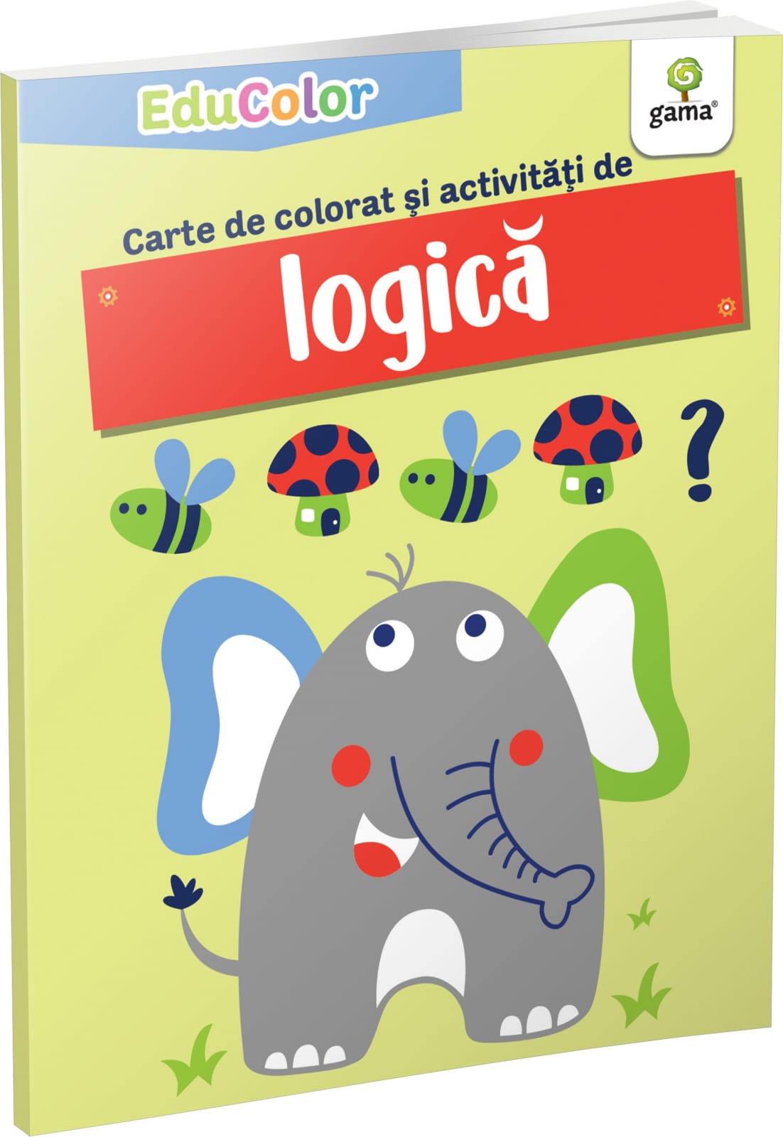 Vârsta - Carte de colorat și activități de logică, Editura Gama, 4-5 ani +