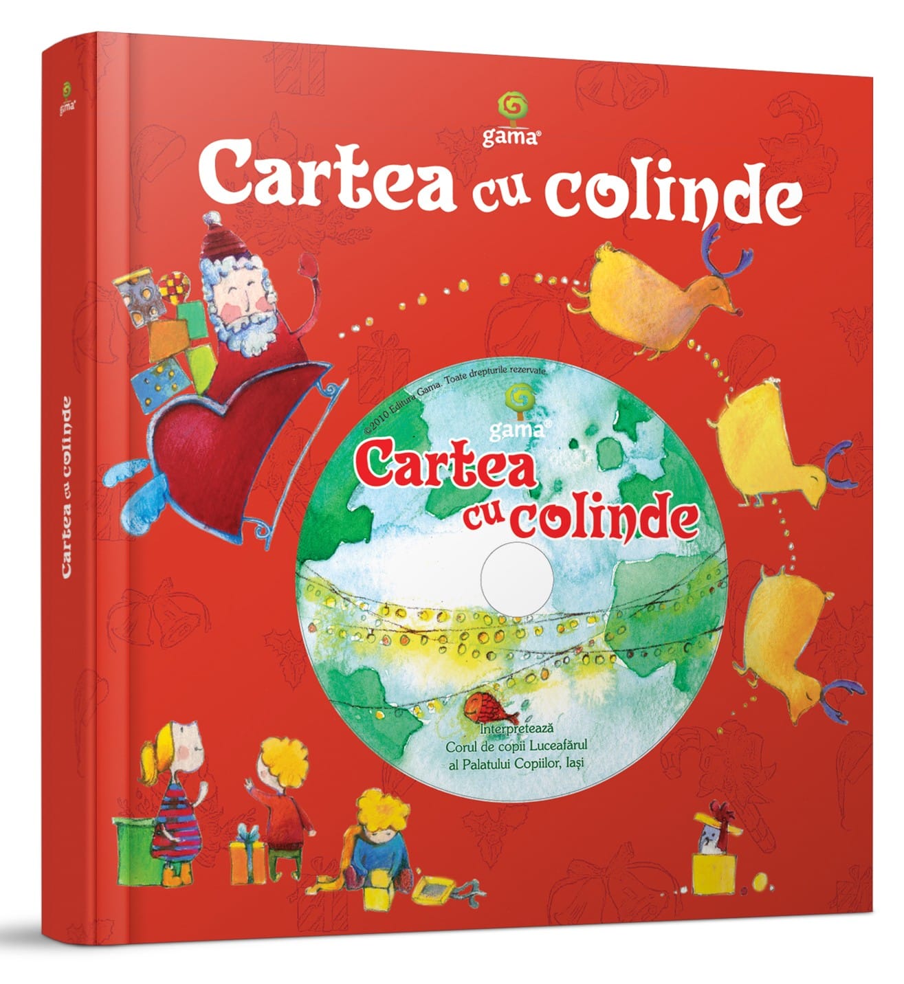 Cartea cu colinde şi CD, Editura Gama, 2-3 ani + [1]