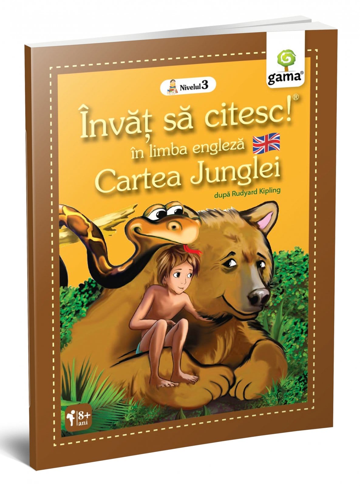Carti invatare limbi straine - Cartea Junglei, Editura Gama, 8-9 ani +