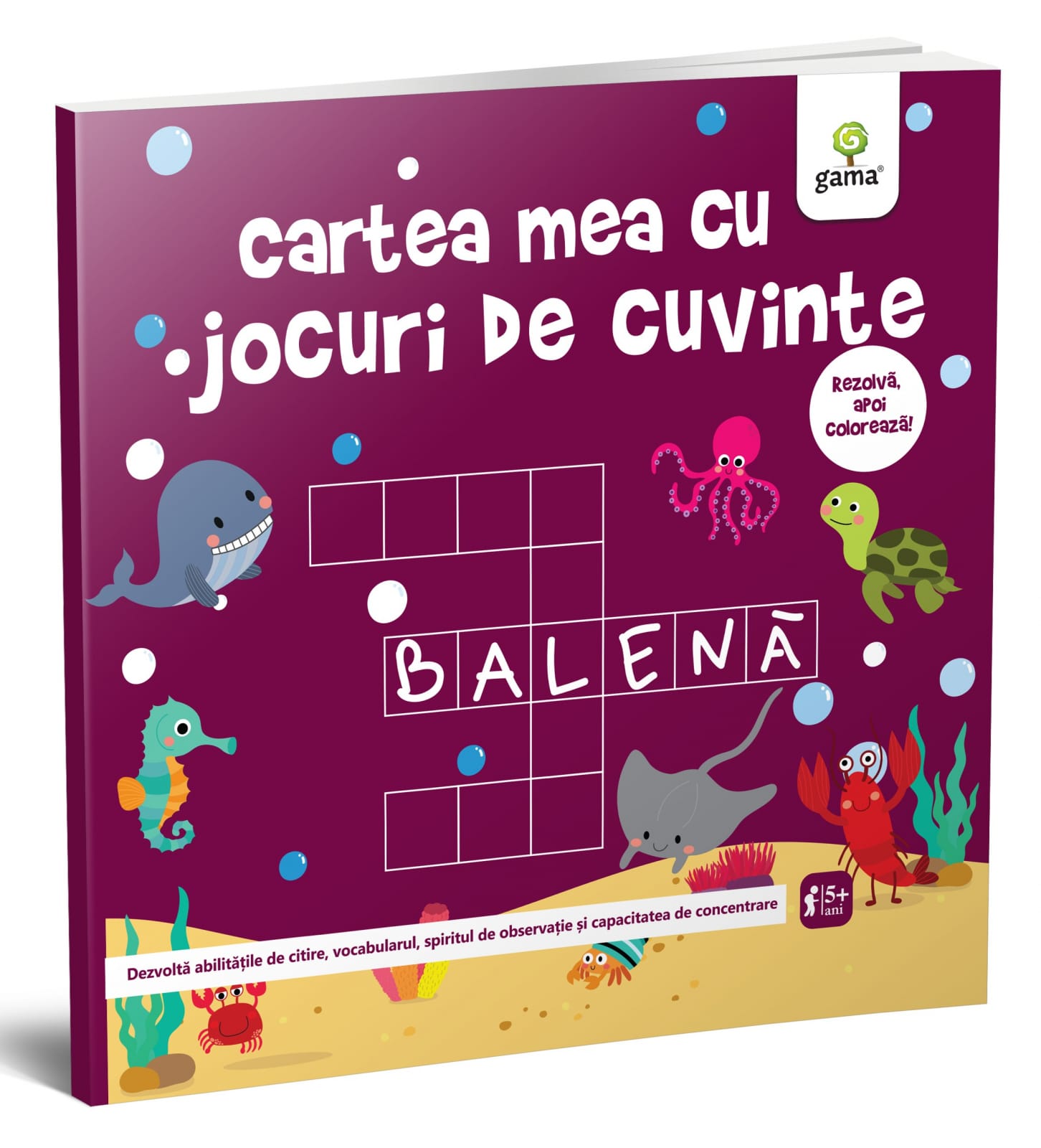Cartea mea cu jocuri de cuvinte, Editura Gama, 2-3 ani + [1]