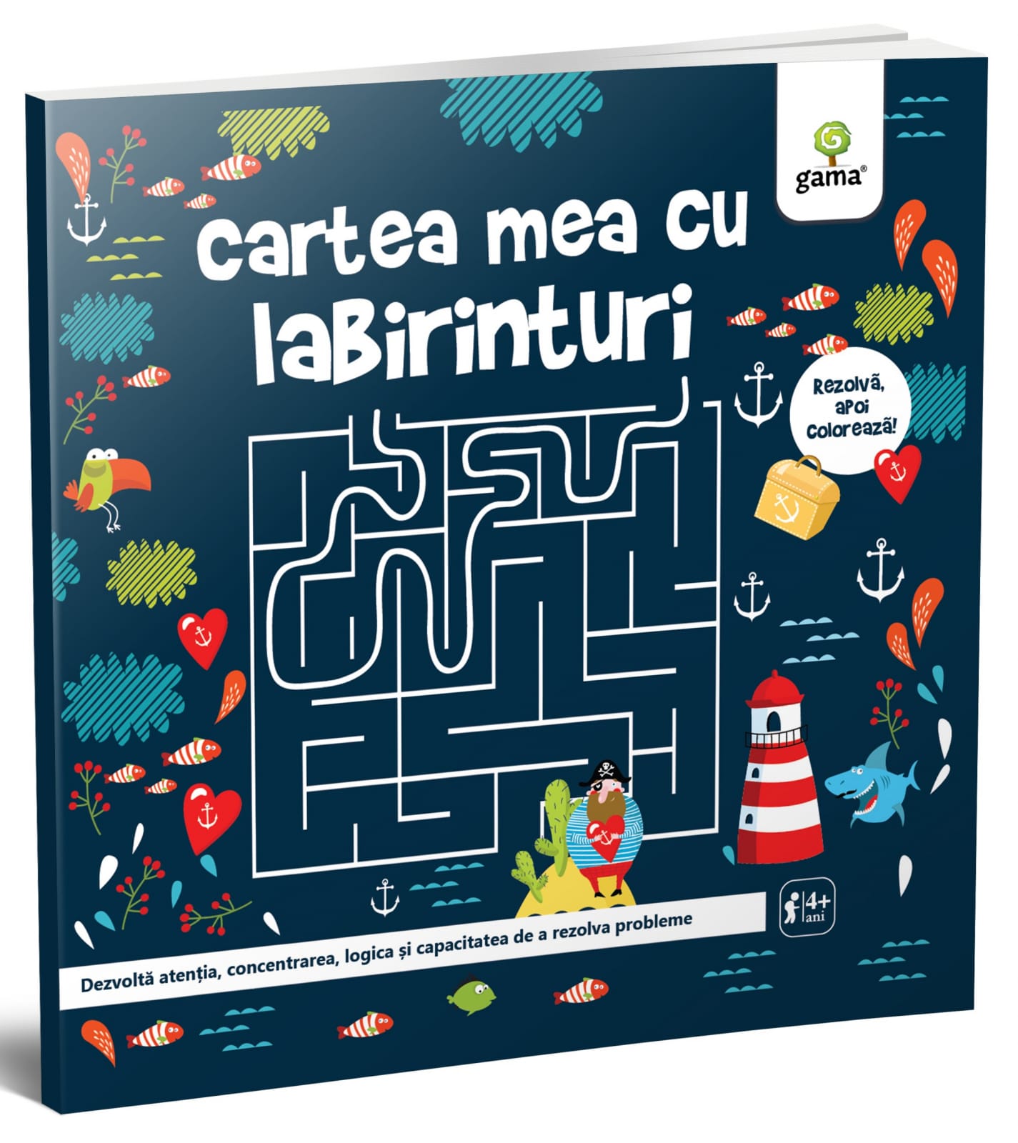 Cartea mea cu labirinturi, Editura Gama, 2-3 ani + [1]