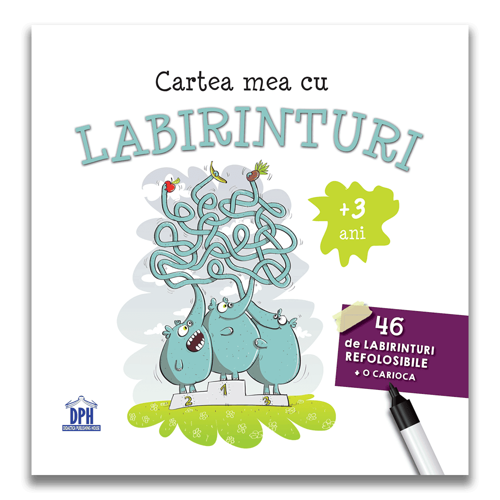 Carti educative - Cartea mea cu labirinturi, DPH, 2-3 ani +