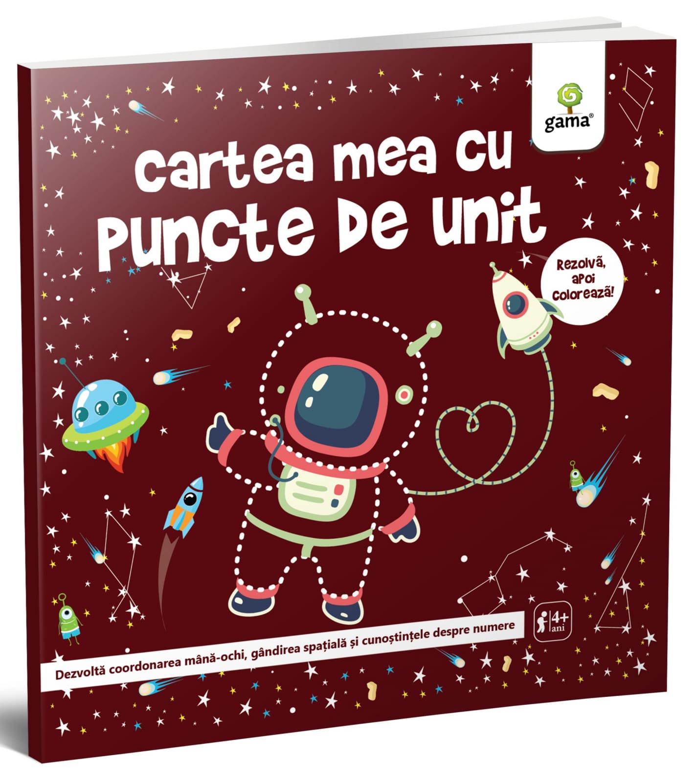 Cadouri copii - Cartea mea cu puncte de unit, Editura Gama, 2-3 ani +