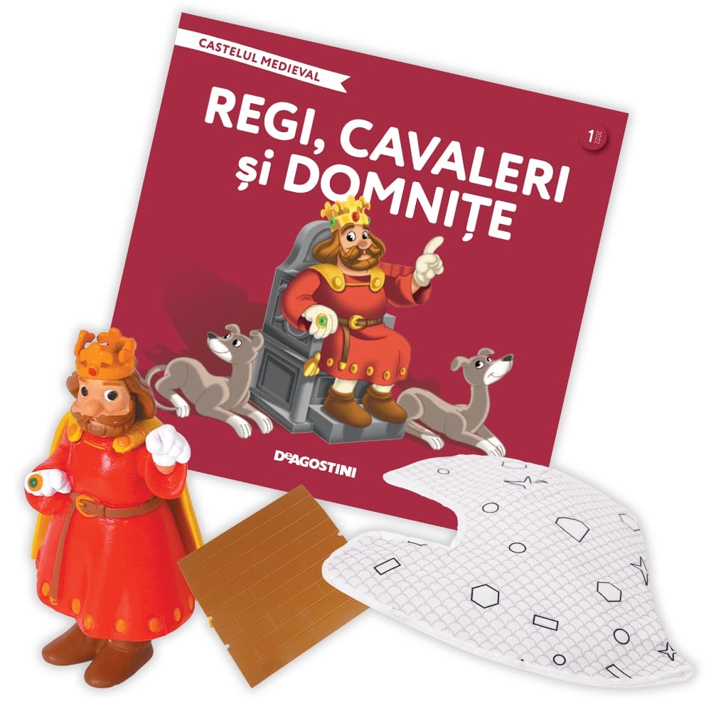 Castelul Medieval Nr. 01 - Regi, cavaleri si domnite, DeAgostini, 3 ani+ [1]