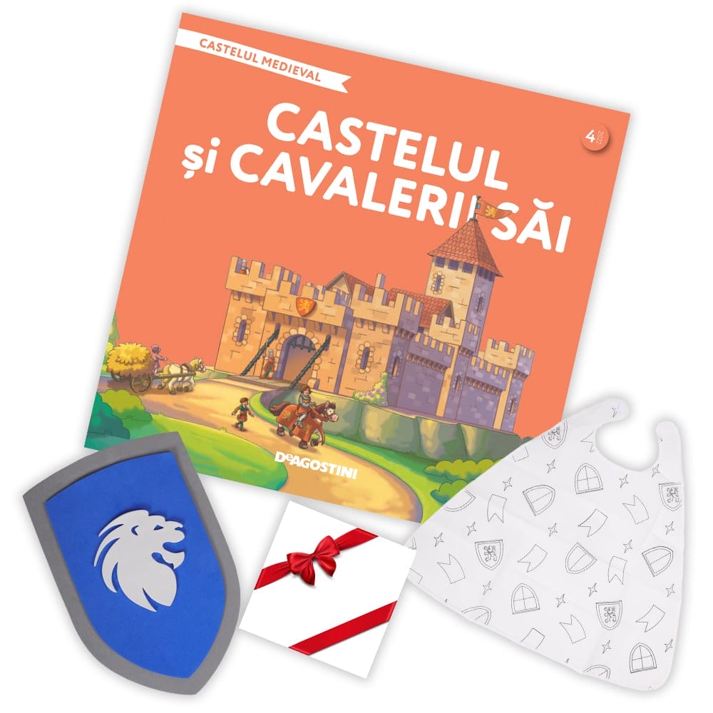 Vârsta - Castelul Medieval Nr. 04 - Castelul si cavalerii sai, DeAgostini, 3 ani+