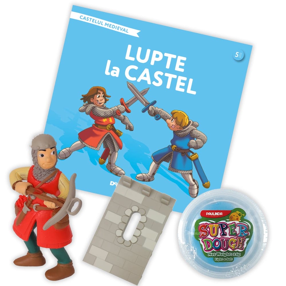 Vârsta - Castelul Medieval Nr. 05 - Lupte la castel, DeAgostini, 3 ani+