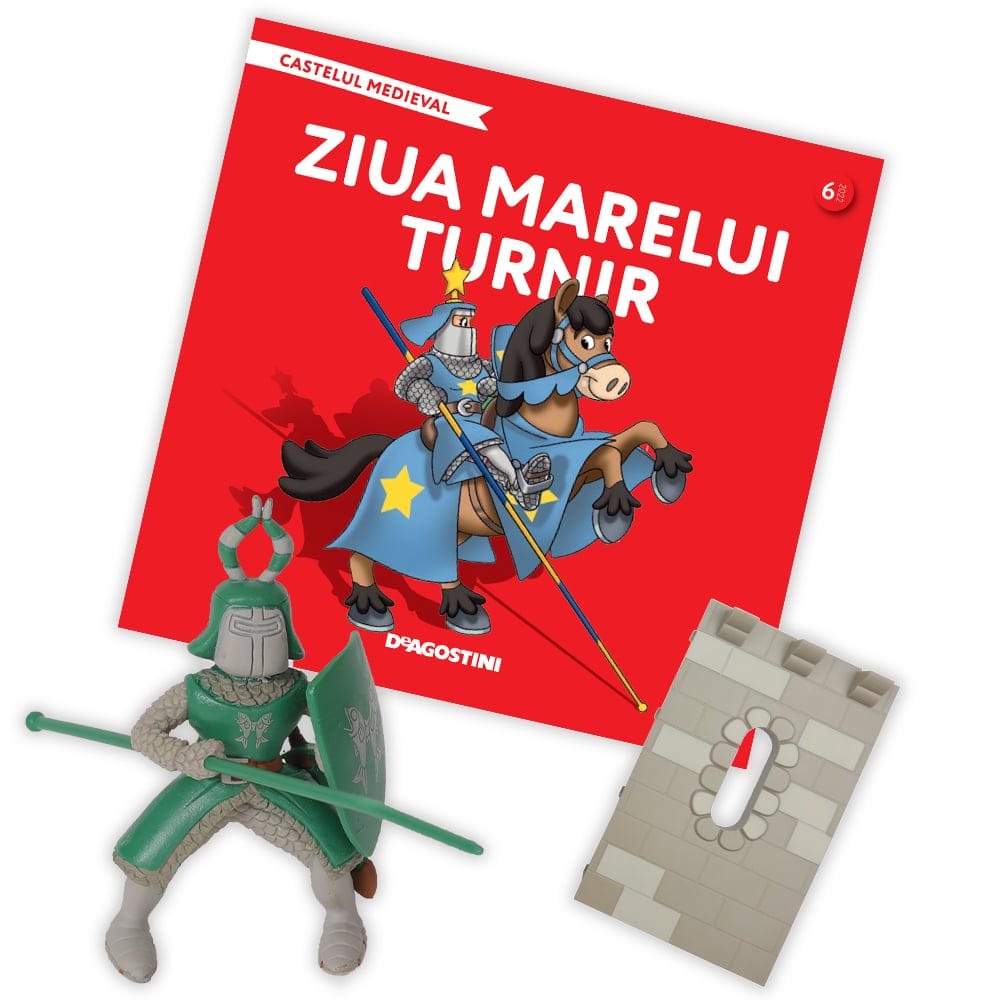 Vârsta - Castelul Medieval Nr. 06 - Ziua marelui turnir, DeAgostini, 3 ani+