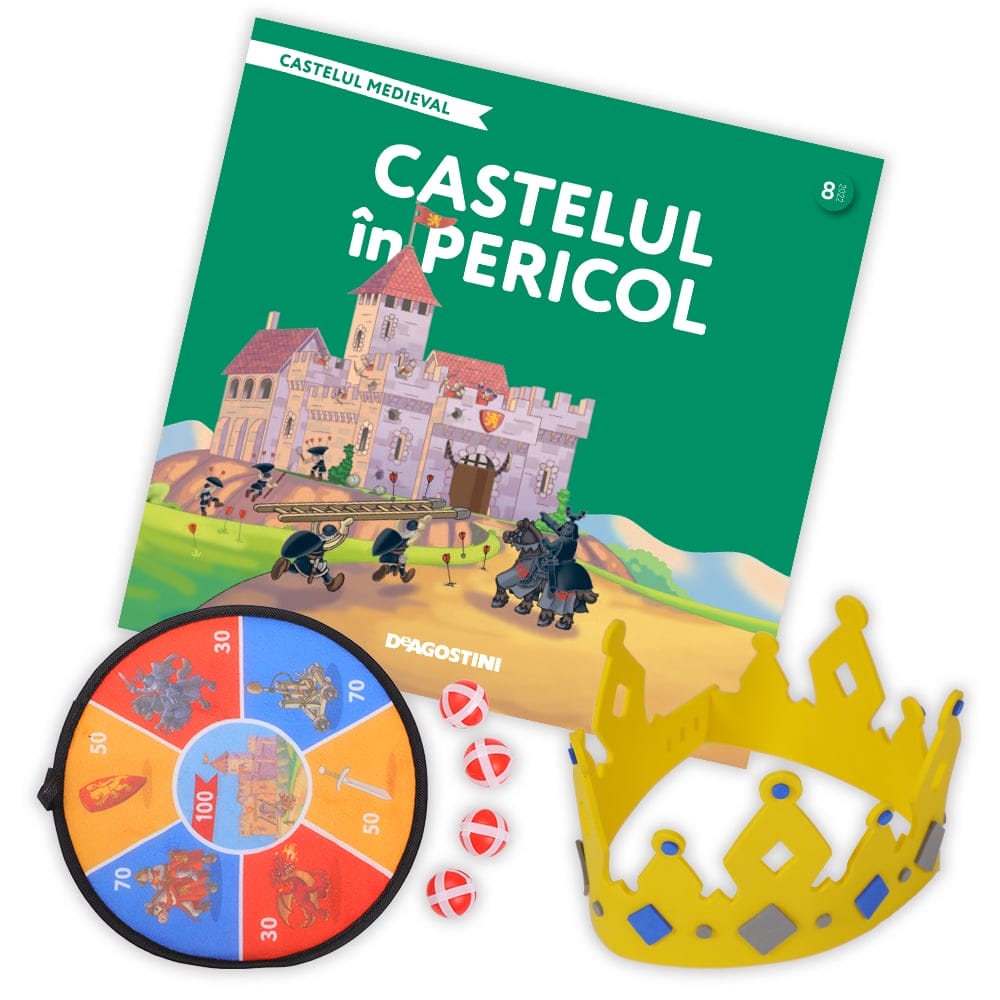 Vârsta - Castelul Medieval Nr. 08 - Castelul in pericol, DeAgostini, 3 ani+