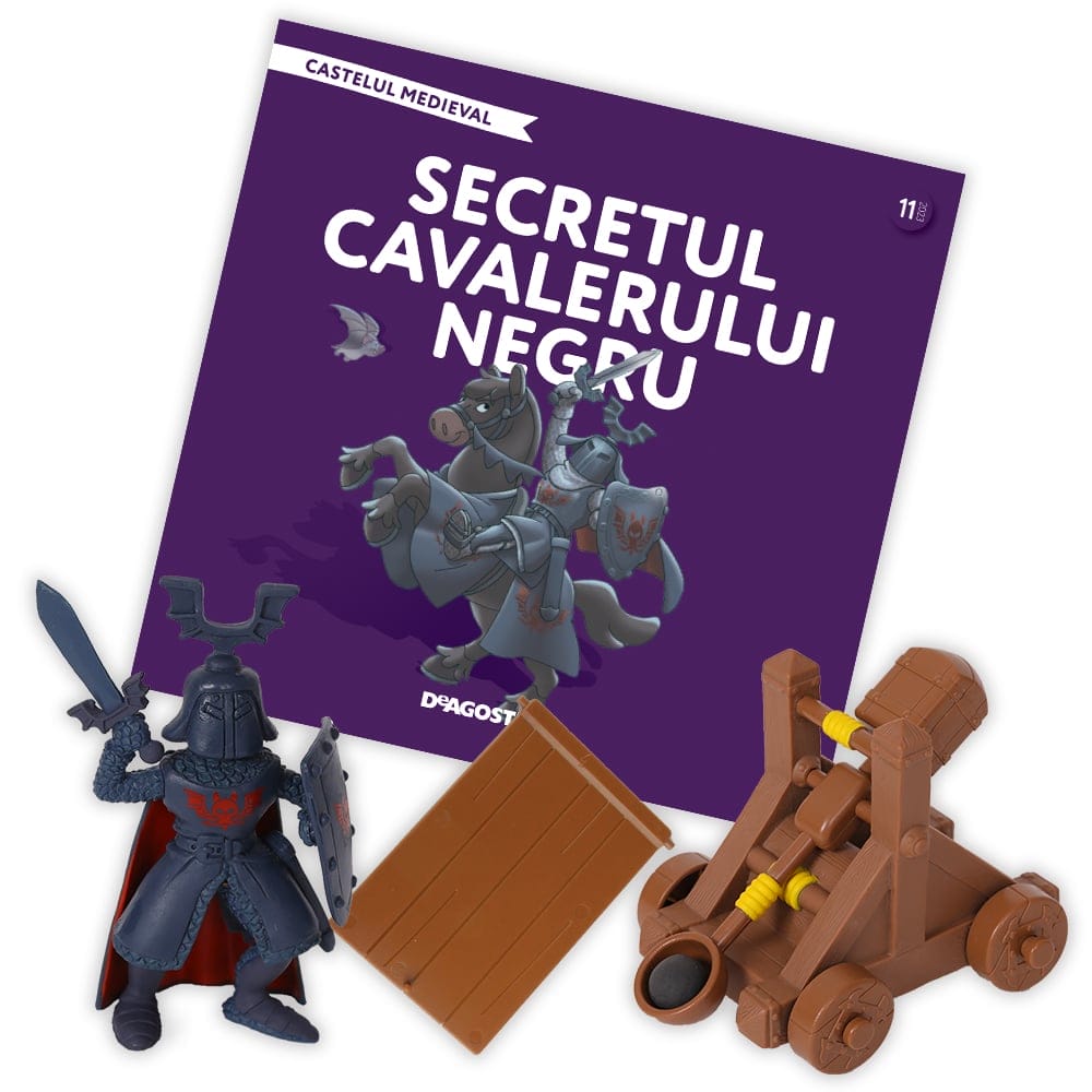 Vârsta - Castelul Medieval Nr. 11 - Secretul cavalerului negru, DeAgostini, 3 ani+