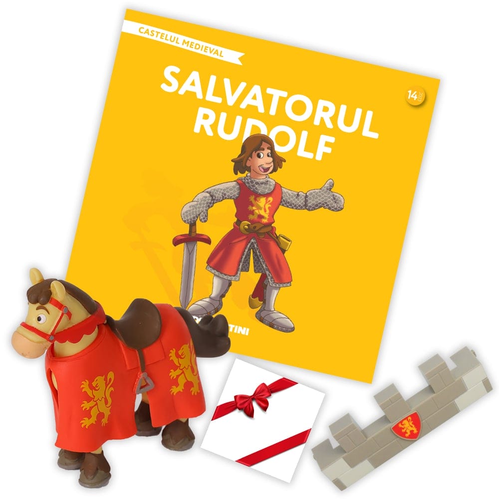 Vârsta - Castelul Medieval Nr. 14 - Salvatorul Rudolf, DeAgostini, 3 ani+