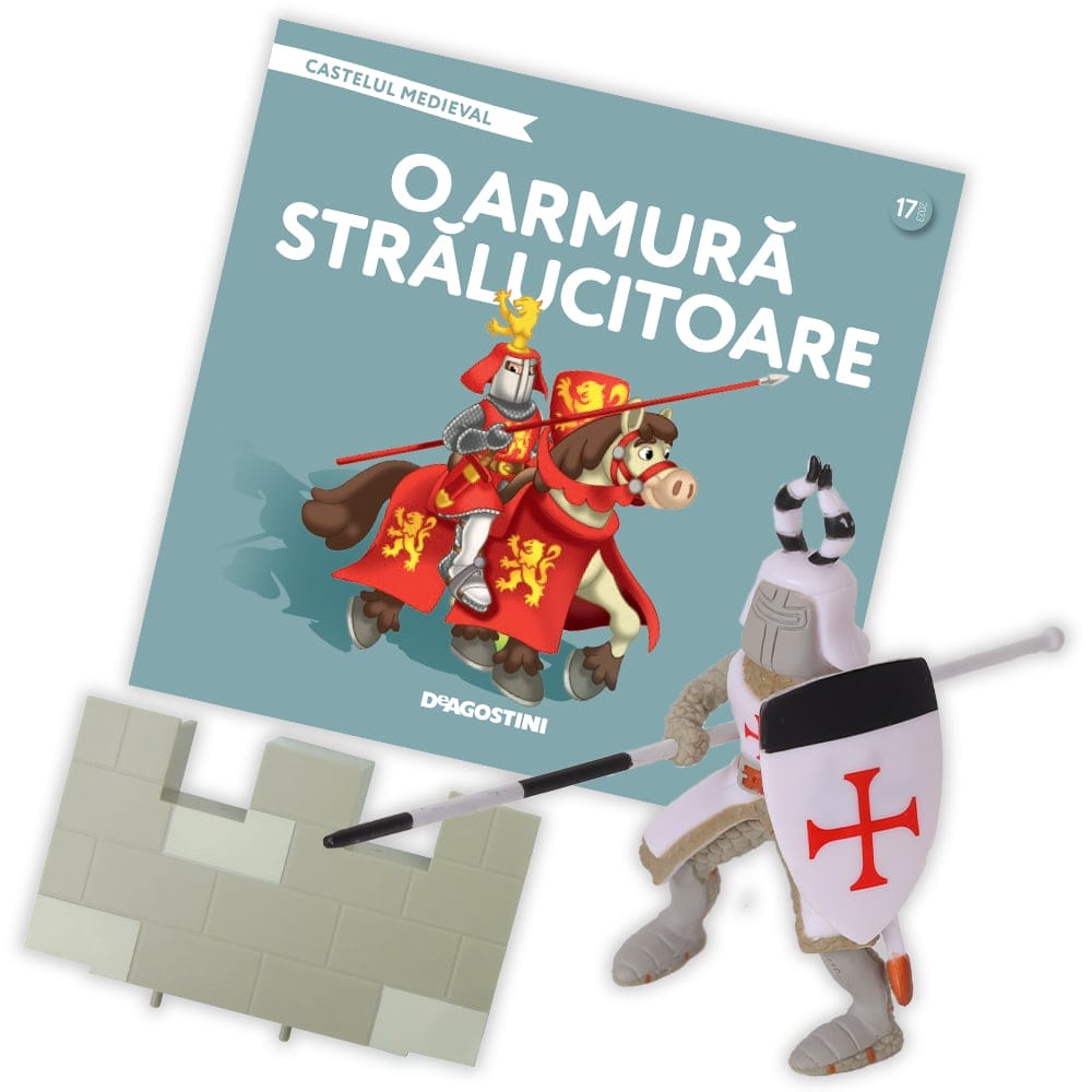 Vârsta - Castelul Medieval Nr. 17 - O armura stralucitoare, DeAgostini, 3 ani+
