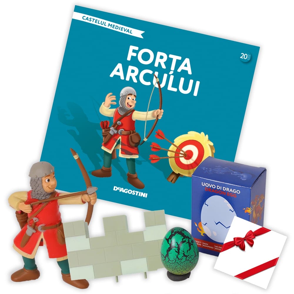 Vârsta - Castelul Medieval Nr. 20 - Forta arcului, DeAgostini, 3 ani+