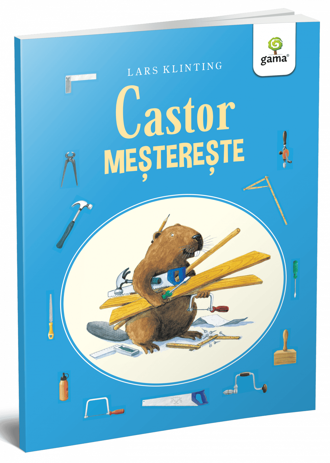 Jucarii copii 4-5 ani - Castor meșterește, Editura Gama, 4-5 ani +