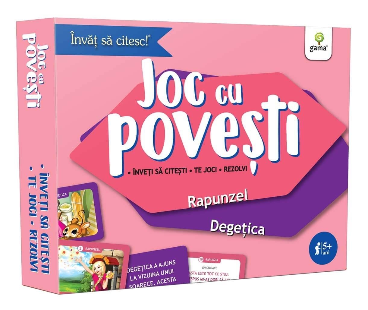 Rapunzel • Degetica - carduri pentru invatarea citirii [1]
