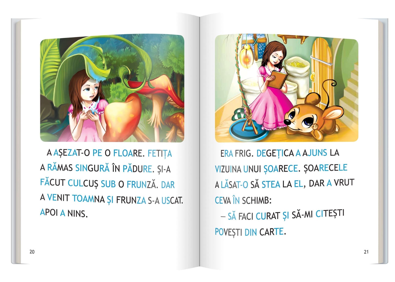 Rapunzel • Degetica - carduri pentru invatarea citirii [3]