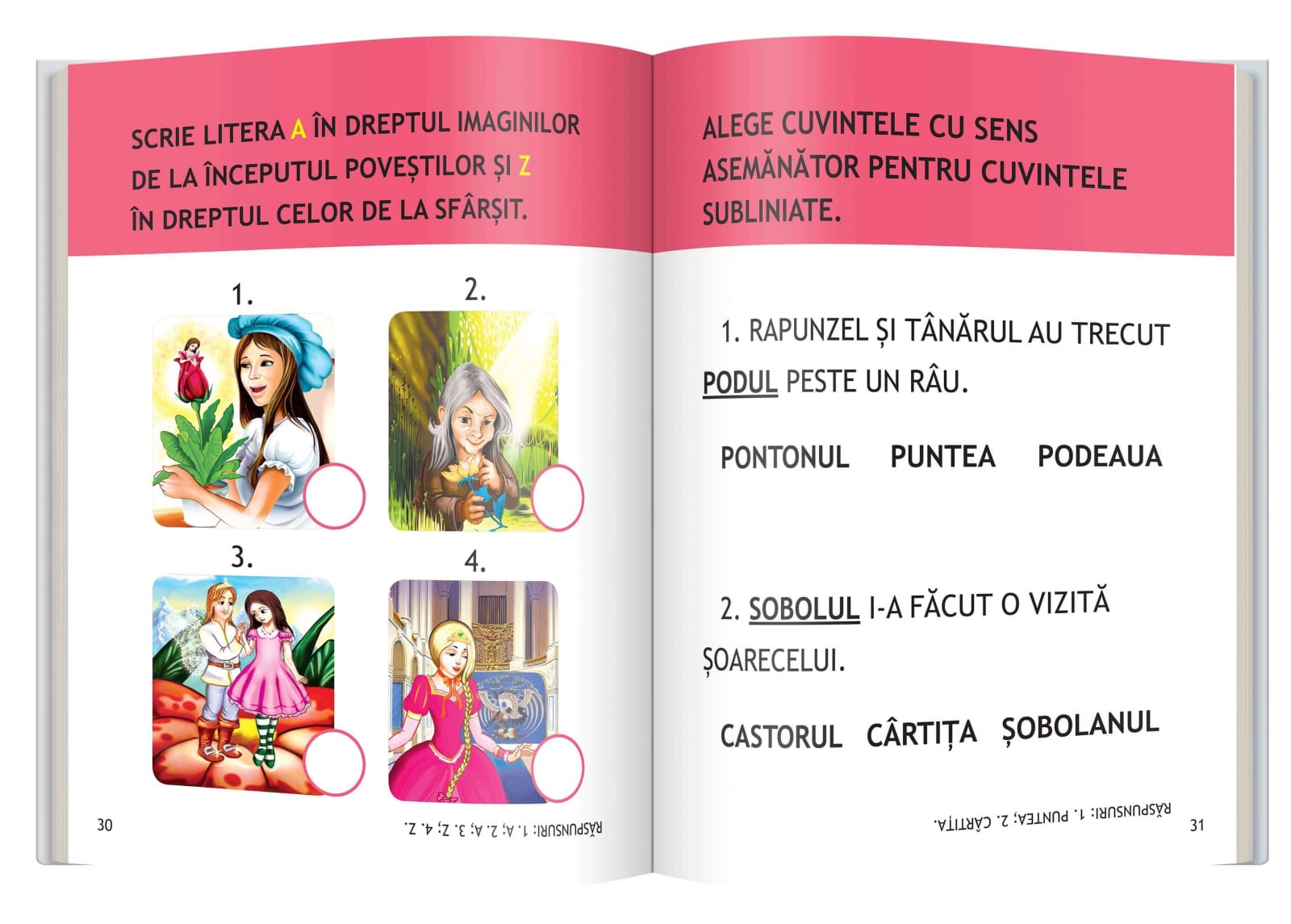 Rapunzel • Degetica - carduri pentru invatarea citirii [2]