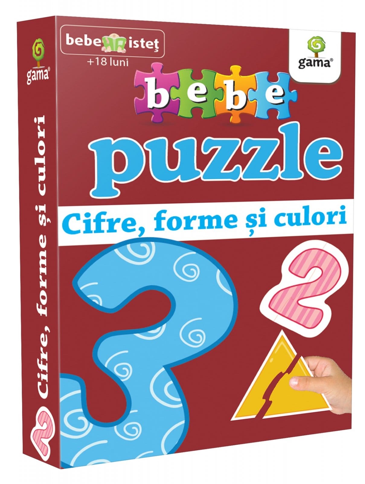 Jucarii bebelusi - Cifre, forme și culori, Editura Gama, 1-2 ani +